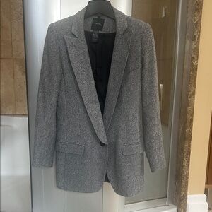 Smythe long shawl collar blazer